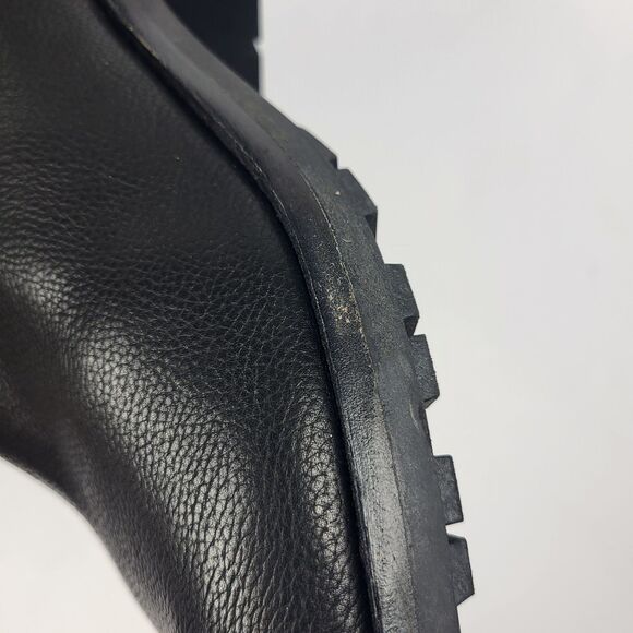 Vince Camuto Jorshie Women's Over the Knee Boots Black Faux Leather Block  8M - Picture 2 of 16